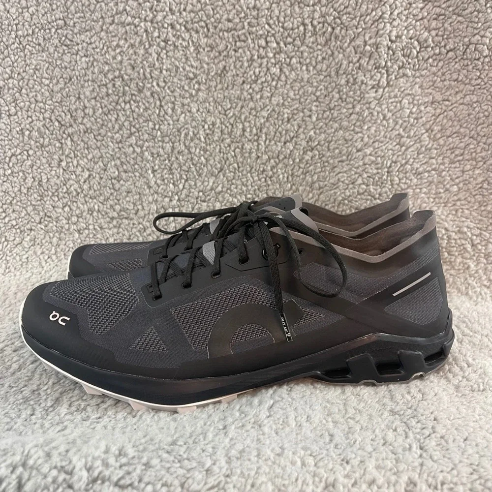 NEW On Cloudventure‎ Peak 3 Men's size 11 Black Trail Running Hiking Shoes